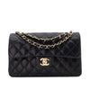 Chanel Classic Double Flap Small Lammleder Schwarz GHW