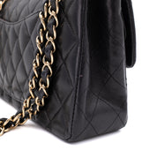 Chanel Classic Double Flap Small Lammleder Schwarz GHW