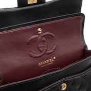 Chanel Classic Double Flap Small Lammleder Schwarz GHW