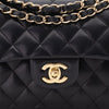 Chanel Classic Double Flap Small Lammleder Schwarz GHW