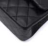 Chanel Classic Double Flap Small Lammleder Schwarz GHW