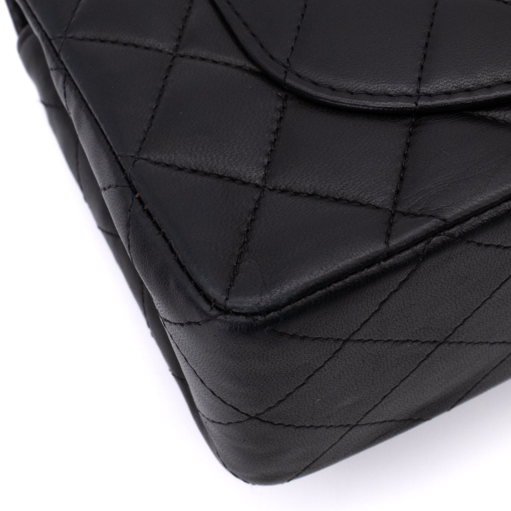 Chanel Classic Double Flap Small Lammleder Schwarz GHW