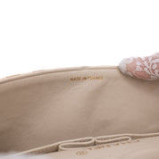 Gestreifte Vintage Chanel Timeless Double Flap Bag Handtasche in  Small Größe aus Baumwolle Canvas Leinen Material mit goldener Hardware Detail Stempel