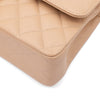 Chanel Classic Double Flap Medium Caviarleder Beige Clair GHW
