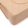 Chanel Classic Double Flap Medium Caviarleder Beige Clair GHW