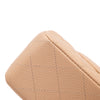 Chanel Classic Double Flap Medium Caviarleder Beige Clair GHW