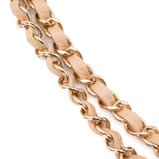 Chanel Classic Double Flap Medium Caviarleder Beige Clair GHW