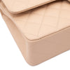 Chanel Double Flap Bag Medium Caviarleder Beige GHW