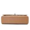 Chanel Classic Double Flap Medium Caviarleder Karamell Beige SHW