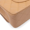 Chanel Classic Double Flap Medium Caviarleder Karamell Beige SHW