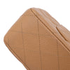 Chanel Classic Double Flap Medium Caviarleder Karamell Beige SHW