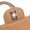 Chanel Classic Double Flap Medium Caviarleder Karamell Beige SHW