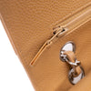 Chanel Classic Double Flap Medium Caviarleder Karamell Beige SHW