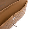 Chanel Classic Double Flap Medium Caviarleder Karamell Beige SHW