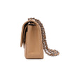 Chanel Classic Double Flap Medium Caviarleder Karamell Beige SHW