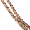 Chanel Classic Double Flap Medium Caviarleder Karamell Beige SHW