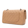 Chanel Classic Double Flap Medium Caviarleder Karamell Beige SHW