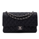 Chanel Classic Double Flap Medium Caviarleder Schwarz SHW
