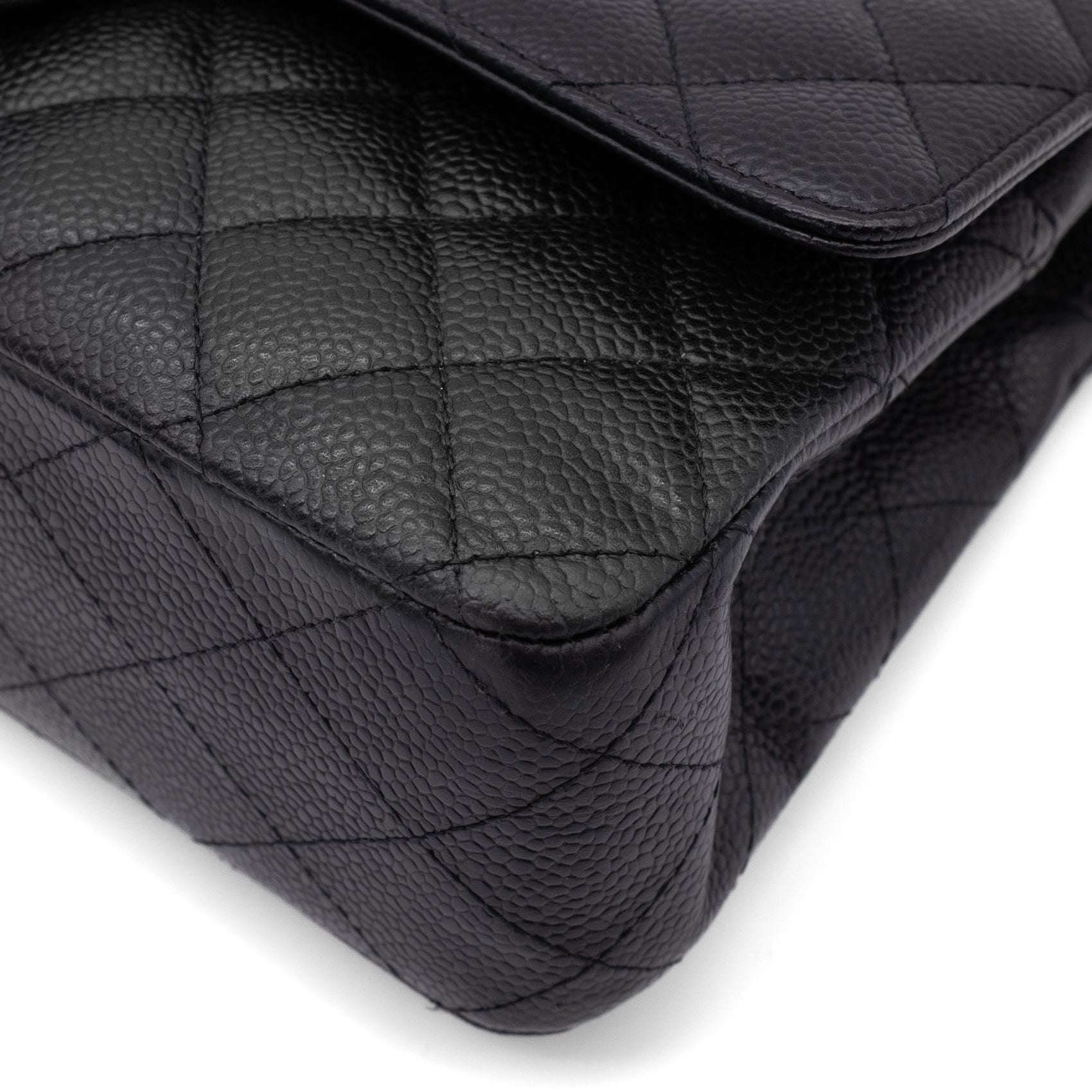 Chanel Classic Double Flap Medium Caviarleder Schwarz SHW