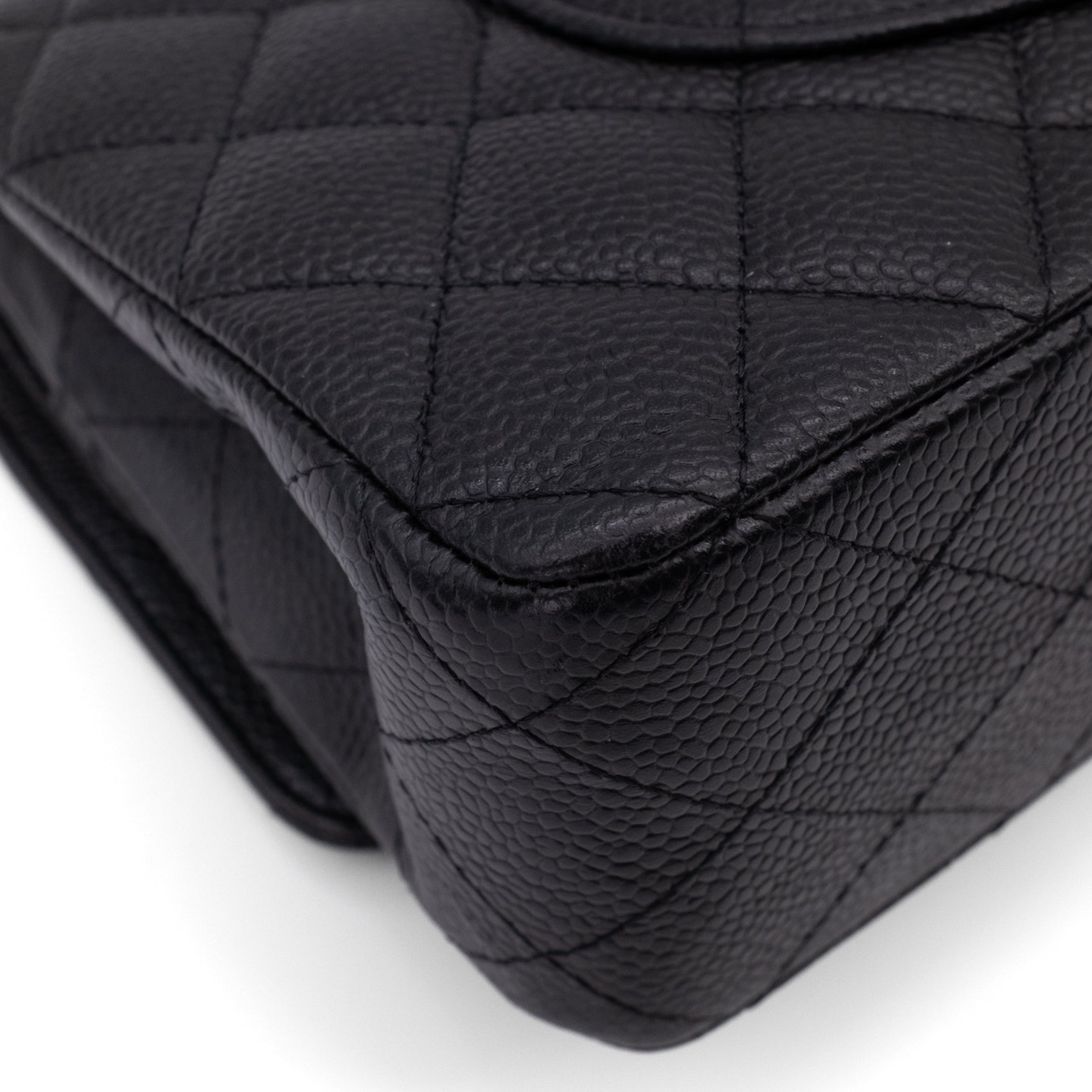 Chanel Classic Double Flap Medium Caviarleder Schwarz SHW