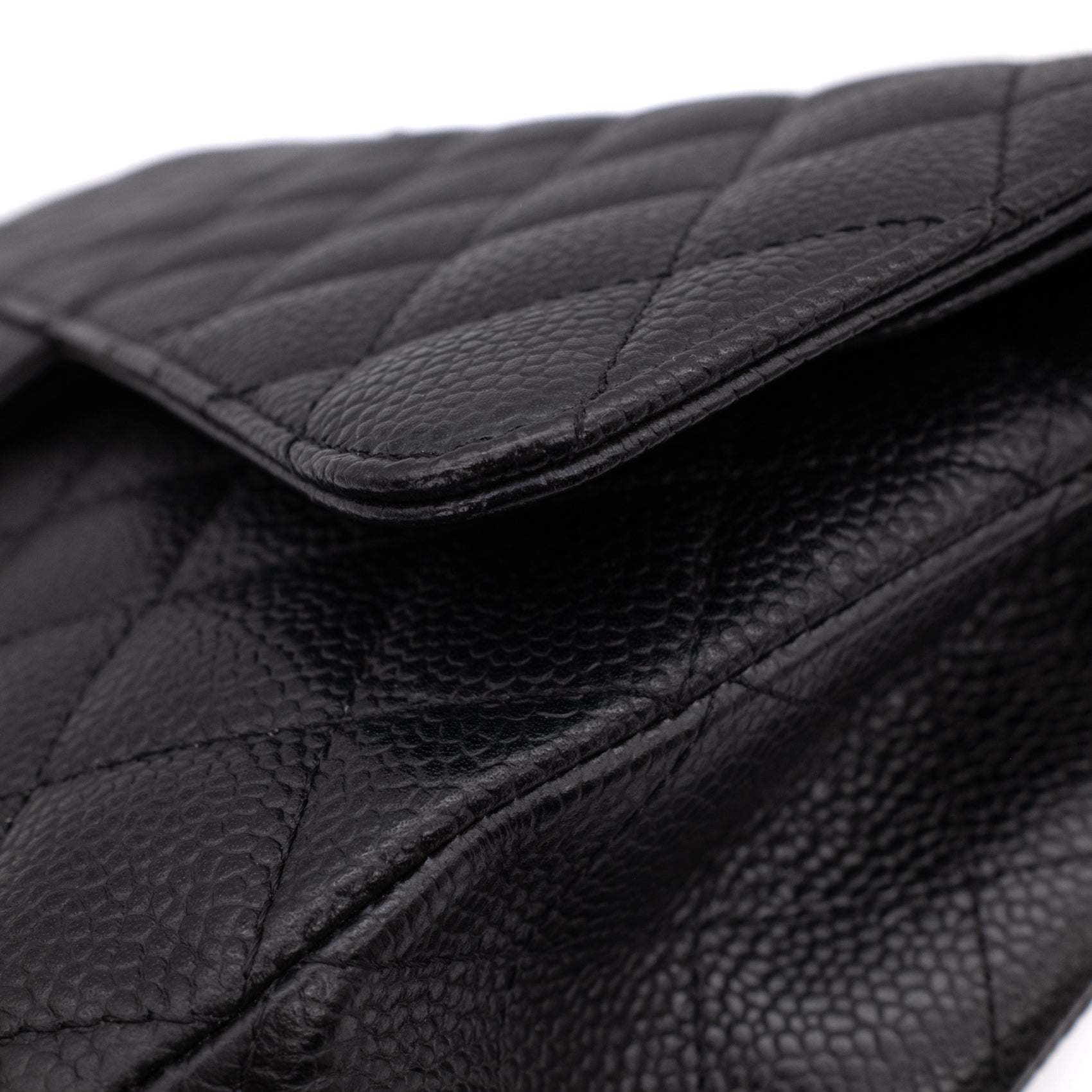Chanel Classic Double Flap Medium Caviarleder Schwarz SHW