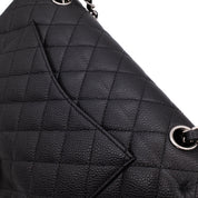 Chanel Classic Double Flap Medium Caviarleder Schwarz SHW