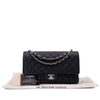 Chanel Classic Double Flap Medium Caviarleder Schwarz SHW