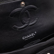 Chanel Classic Double Flap Medium Caviarleder Schwarz SHW