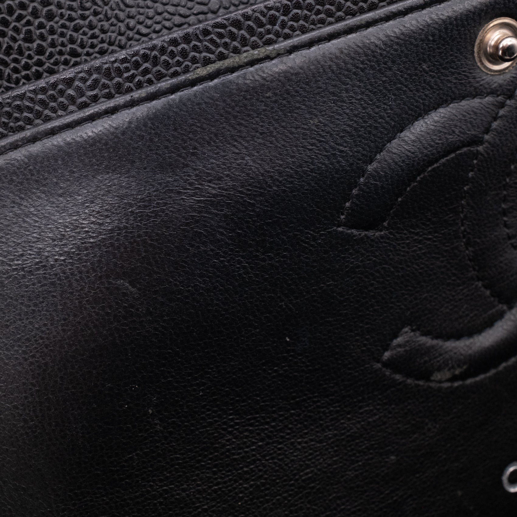 Chanel Classic Double Flap Medium Caviarleder Schwarz SHW
