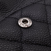 Chanel Classic Double Flap Medium Caviarleder Schwarz SHW