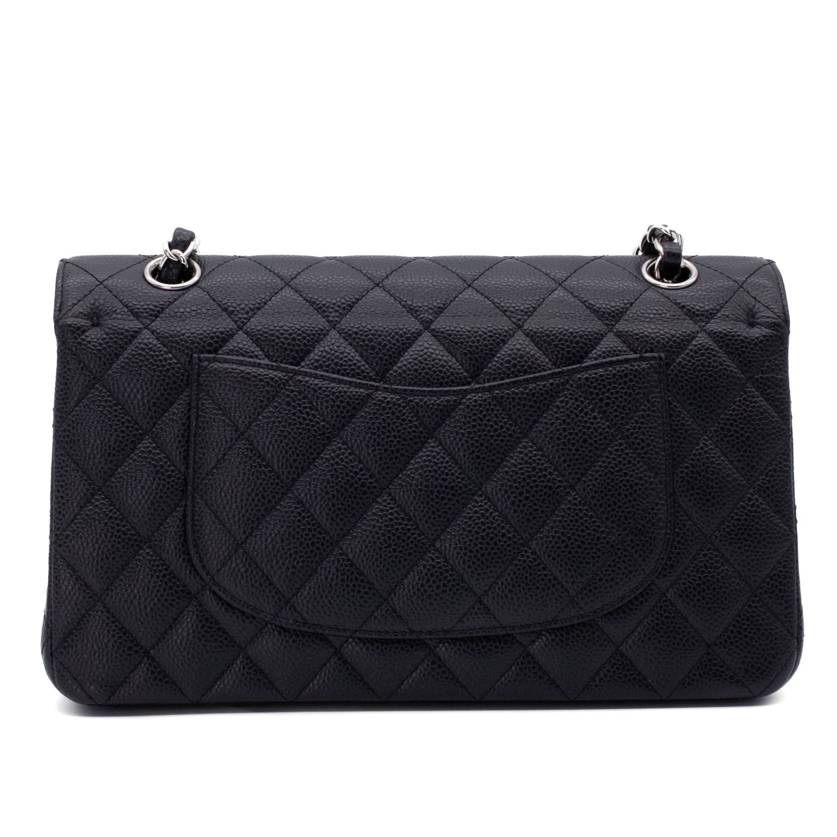 Chanel Classic Double Flap Medium Caviarleder Schwarz SHW