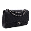 Chanel Classic Double Flap Medium Caviarleder Schwarz SHW