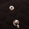 Chanel Classic Double Flap Bag Medium Jersey Braun SHW