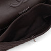 Chanel Classic Double Flap Bag Medium Jersey Braun SHW