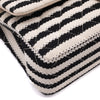 Chanel Classic Double Flap Medium Jersey Stripes Coco Sailor GHW