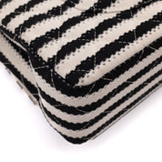 Chanel Classic Double Flap Medium Jersey Stripes Coco Sailor GHW