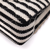 Chanel Classic Double Flap Medium Jersey Stripes Coco Sailor GHW