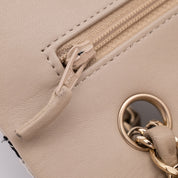 Chanel Classic Double Flap Medium Jersey Stripes Coco Sailor GHW