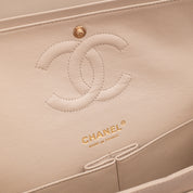 Chanel Classic Double Flap Medium Jersey Stripes Coco Sailor GHW
