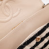 Chanel Classic Double Flap Medium Jersey Stripes Coco Sailor GHW