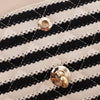 Chanel Classic Double Flap Medium Jersey Stripes Coco Sailor GHW
