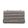Chanel Classic Double Flap Medium Jersey Stripes Coco Sailor GHW