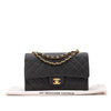 Chanel Classic Double Flap Bag Medium Lammleder Khaki Olive 24k GHW