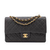 Chanel Classic Double Flap Bag Medium Lammleder Khaki Olive 24k GHW