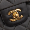 Chanel Classic Double Flap Bag Medium Lammleder Khaki Olive 24k GHW