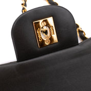 Chanel Classic Double Flap Bag Medium Lammleder Khaki Olive 24k GHW