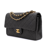 Chanel Classic Double Flap Bag Medium Lammleder Khaki Olive 24k GHW