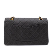 Chanel Classic Double Flap Bag Medium Lammleder Khaki Olive 24k GHW