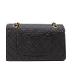 Chanel Classic Double Flap Bag Medium Lammleder Khaki Olive 24k GHW