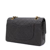 Chanel Classic Double Flap Bag Medium Lammleder Khaki Olive 24k GHW